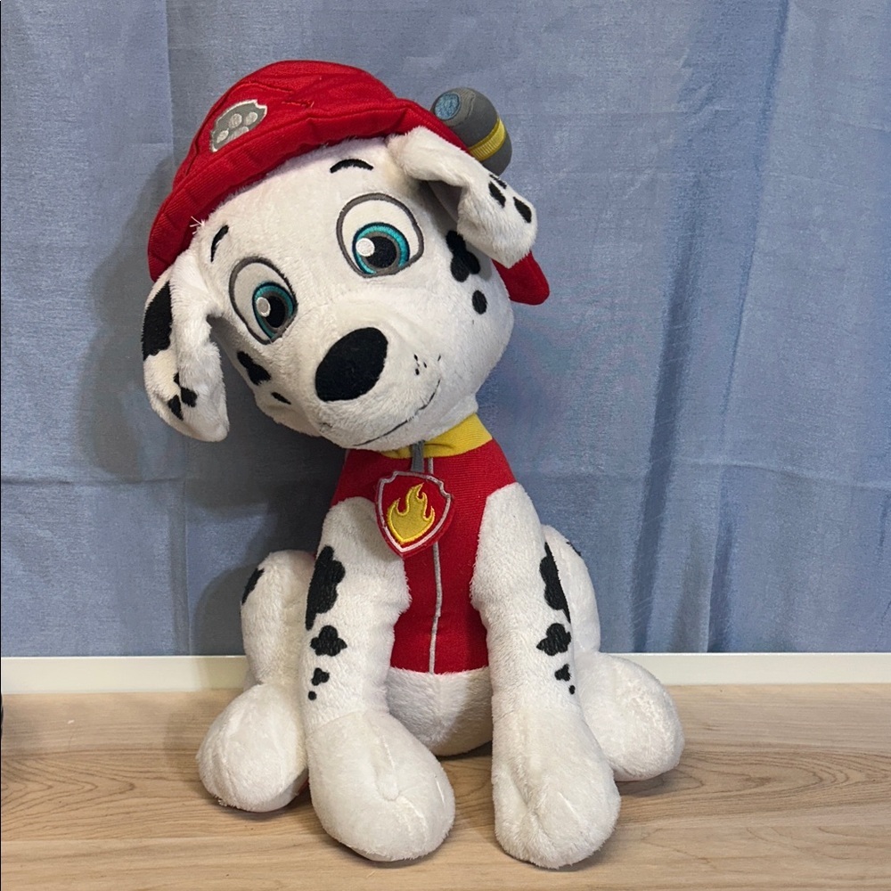 Nickelodeon Paw Patrol Marshall Puppy Plush Fire Dog Dalmatian 15" Stuffed Toy